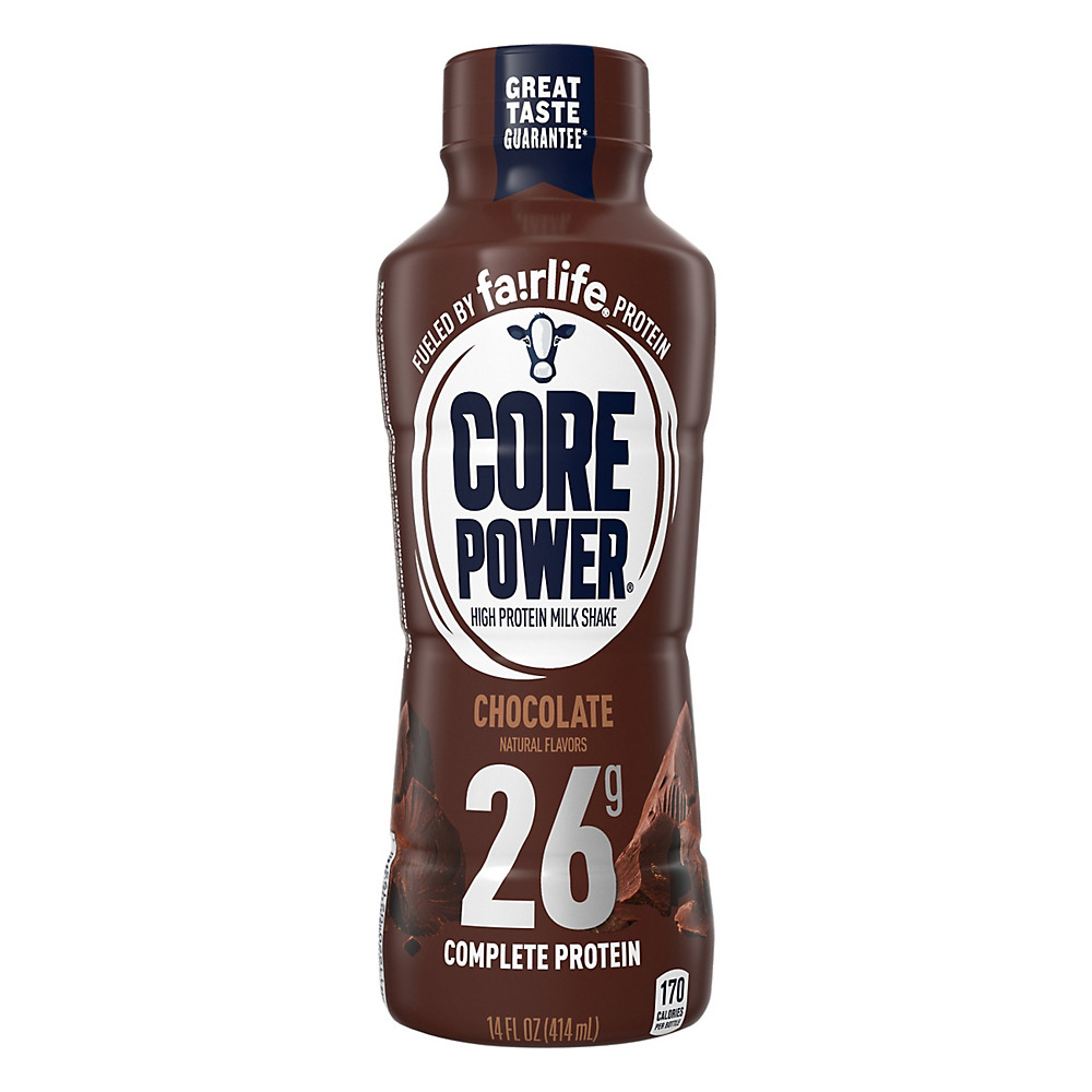 Calories in Core Power Chocolate 26 Grams Complete Protein Milk Shake, 14 oz