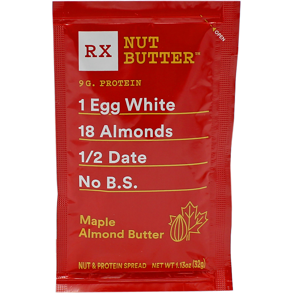Calories in Rx Nut Butter Maple Almond Butter, 1.13 oz