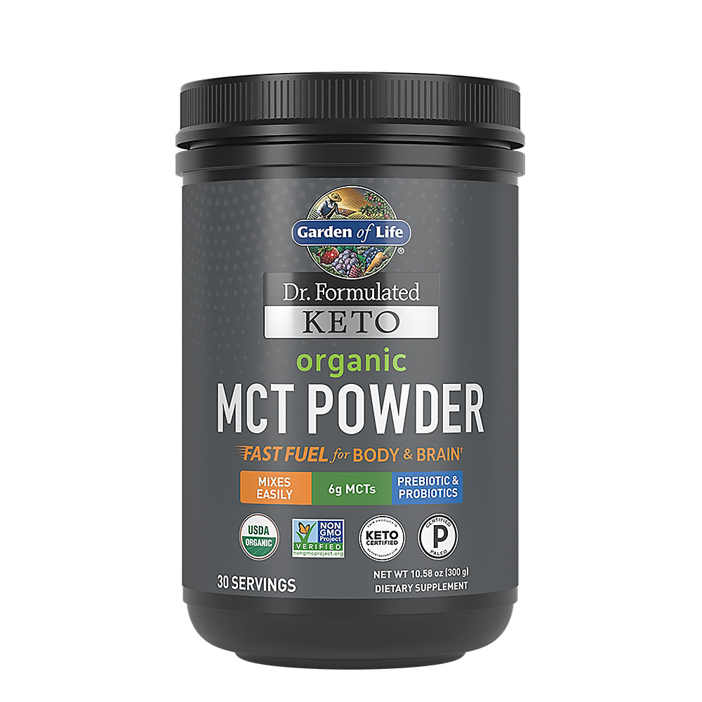 Calories in Garden of Life Dr. Formulated Keto Organic MCT Powder, 10.58 oz