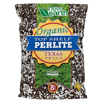 New Earth Organic Top Shelf Perlite, 8 qt