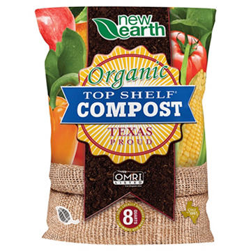 New Earth Organic Top Shelf Compost, 8 qt