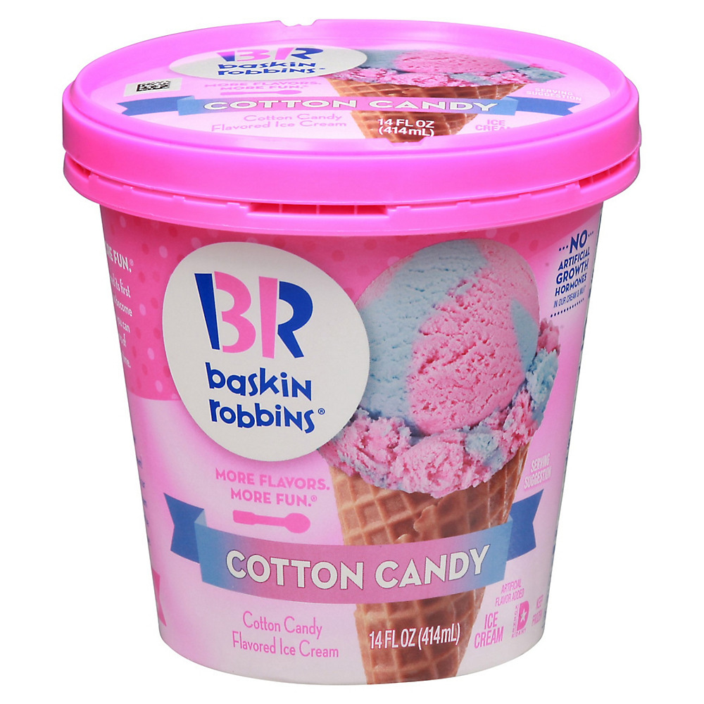 Calories in Baskin Robbins Cotton Candy Ice Cream, 14 oz