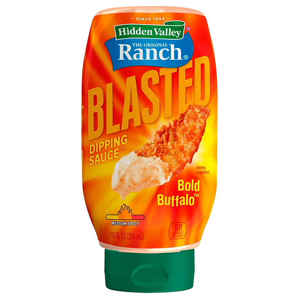 Calories in Hidden Valley Ranch Blasted Bold Buffalo Creamy Dipping Sauce, 12 oz