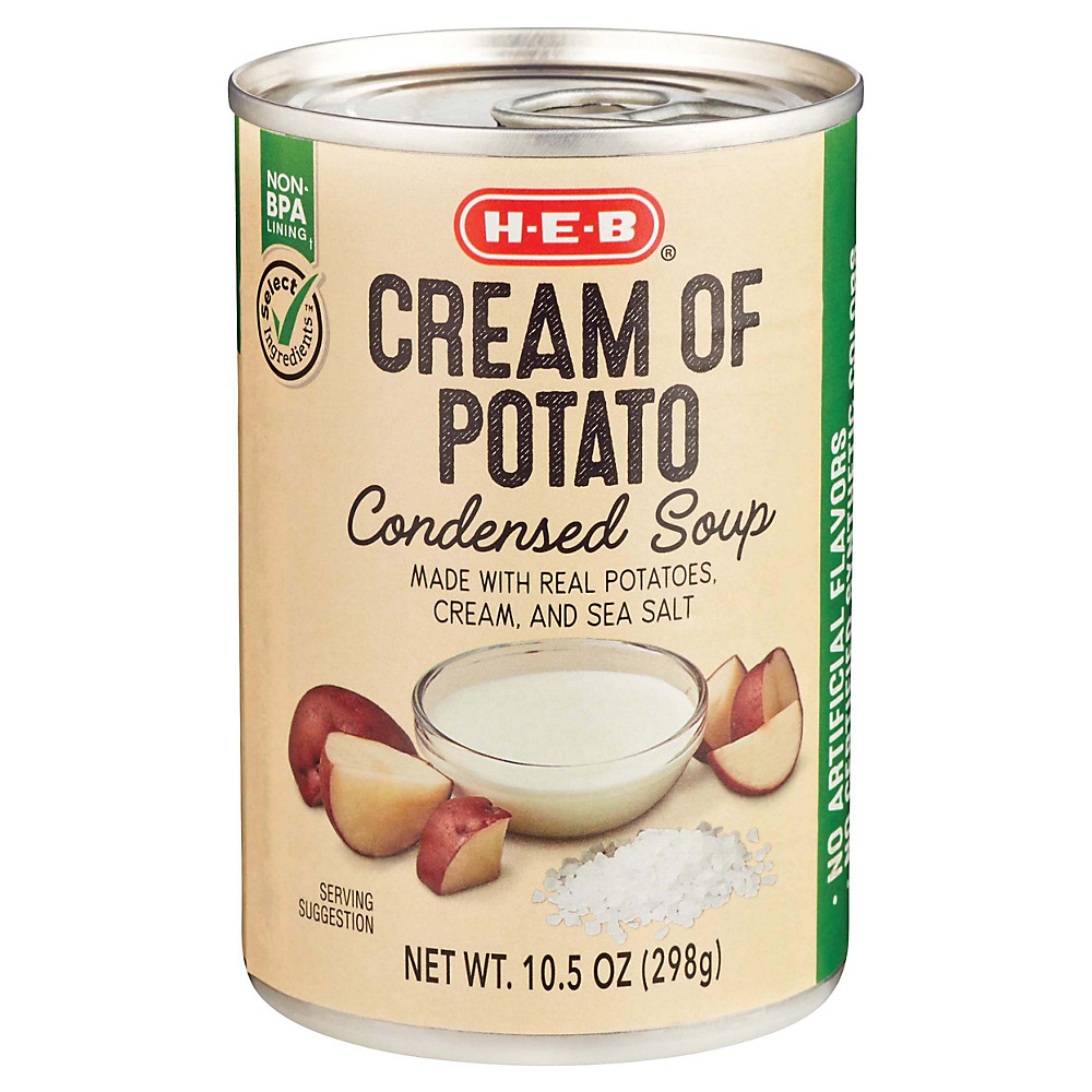 Calories in H-E-B Select Ingredients Cream of Potato Condensed Soup, 10.5 oz
