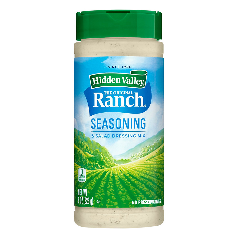 Calories in Hidden Valley Ranch Dry Seasoning & Dressing Mix, 8 oz