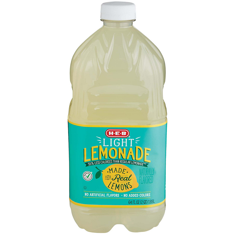 Calories in H-E-B Select Ingredients Light Lemonade, 64 oz