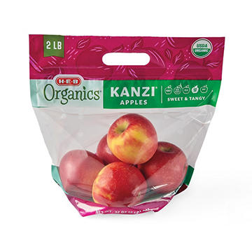 H-E-B Organics Fresh Kanzi Apples, 2 lb bag