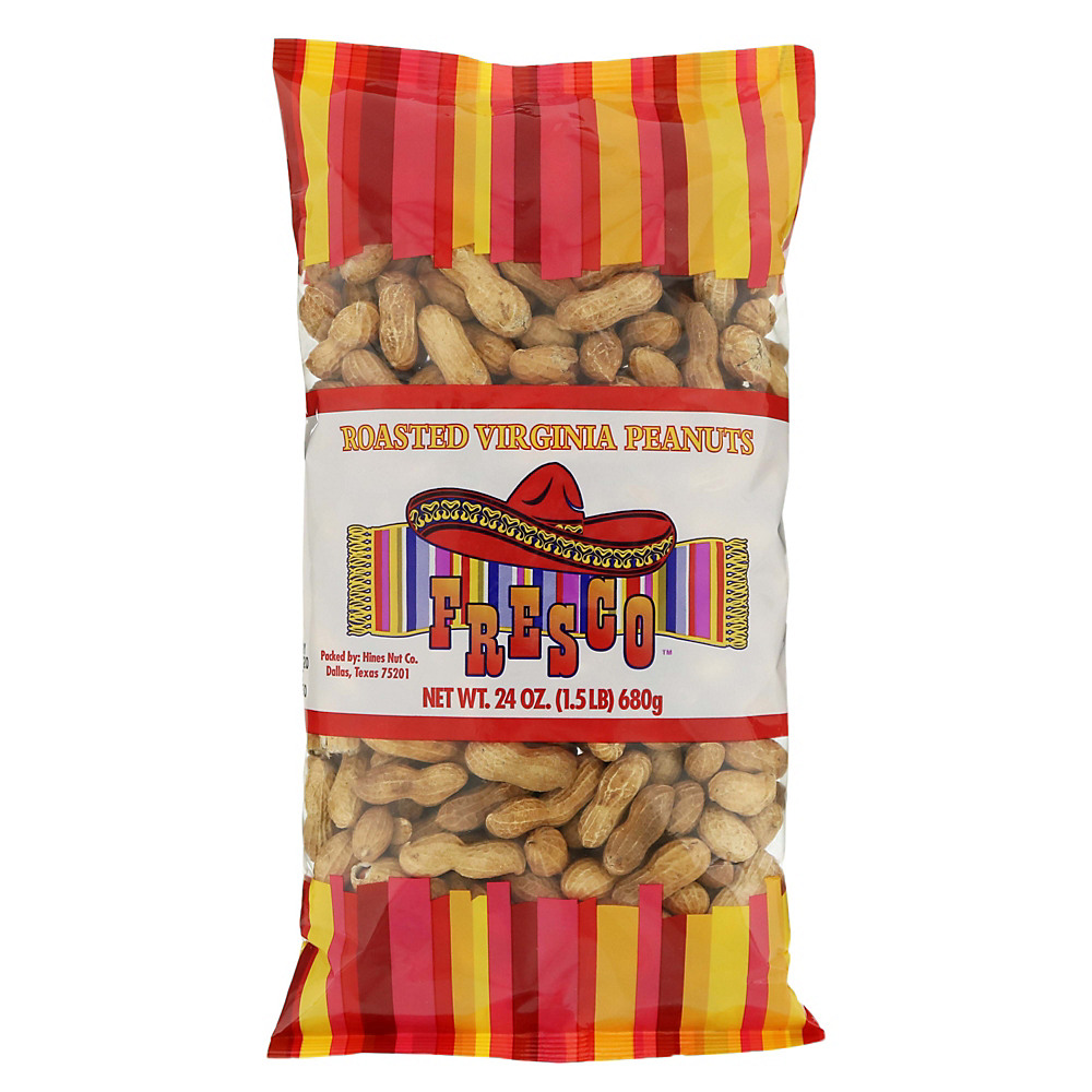 Calories in Hines Nut Fresco Roasted In-Shell Virginia Peanuts, 24 oz