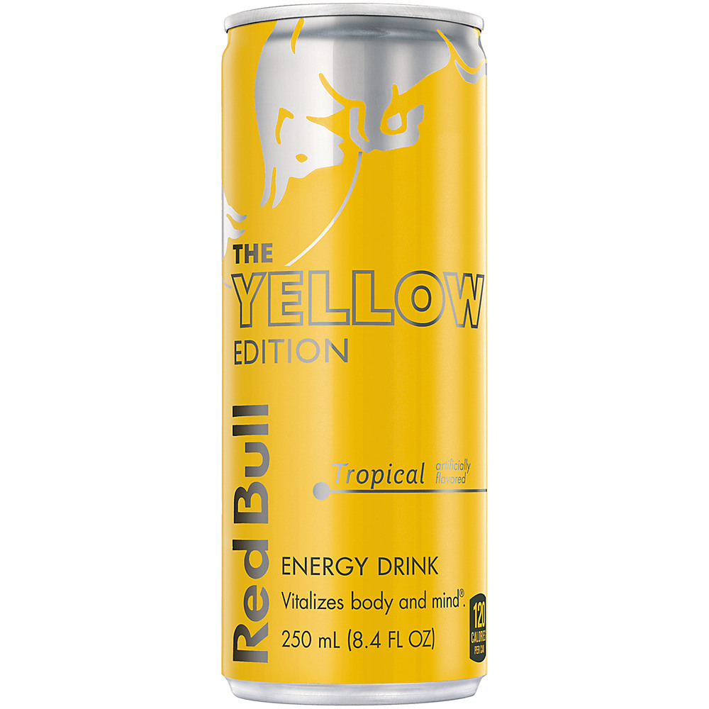 Calories in Red Bull The Yellow Edition Tropical Energy Drink, 8.4 oz