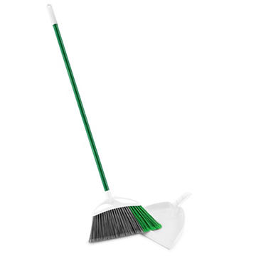 Libman Extra Large Angle Broom With Dustpan