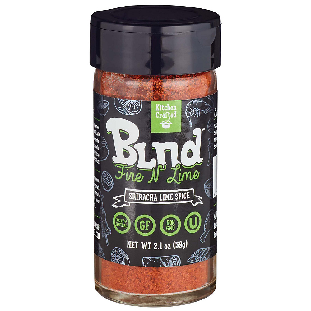 Calories in Kitchen Crafted Blnd Fire N' Lime Sriracha Lime Spice, 2.1 oz
