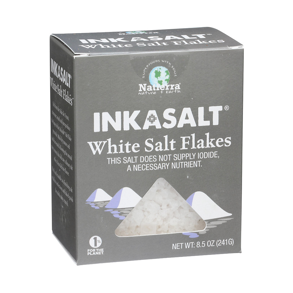 Calories in Natierra Inkasalt White Salt Flakes, 8.5 oz