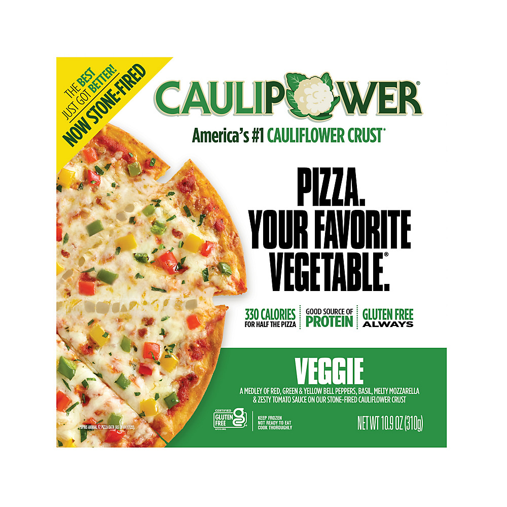 Calories in Caulipower Veggie Cauliflower Pizza, 10.9 oz
