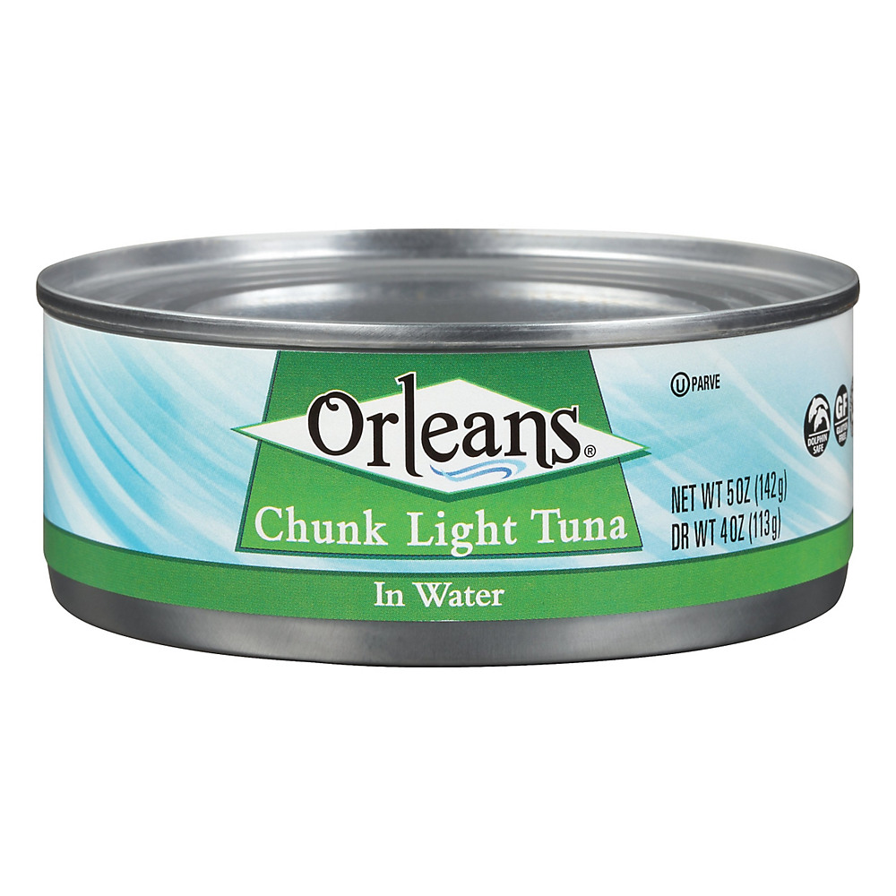 Calories in Orleans Chunk Light Tuna in Water, 5 oz