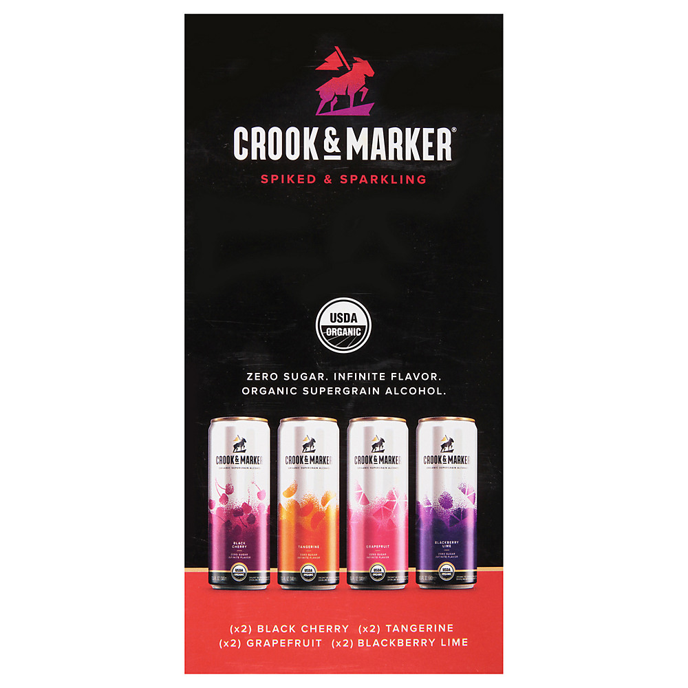 Calories in Crook & Marker Cans Variety Pack 11.5 oz , 8 pk
