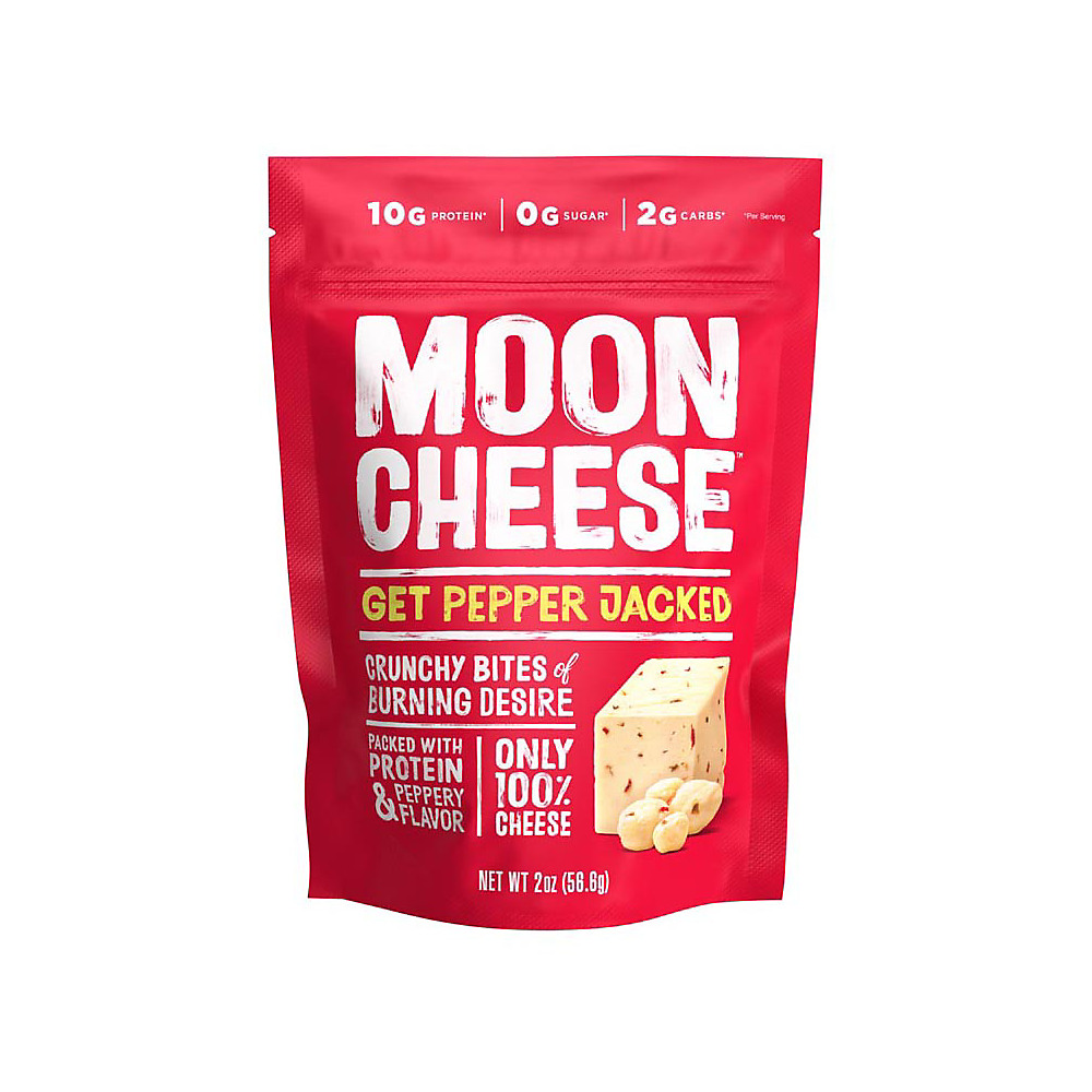 Calories in Moon Cheese Pepper Jack, 2 oz