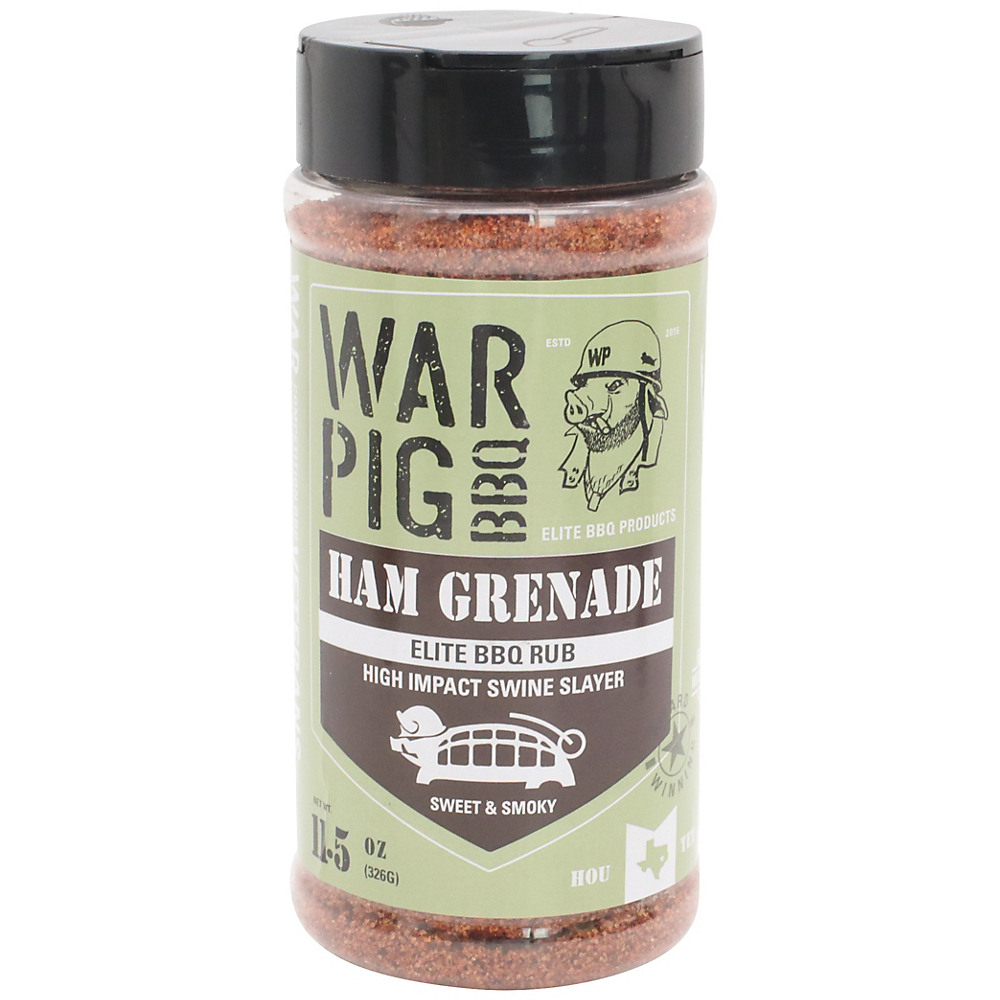 Calories in Warpig BBQ Ham Grenade High Impact Swine Slayer Elite BBQ Rub, 11.5 oz