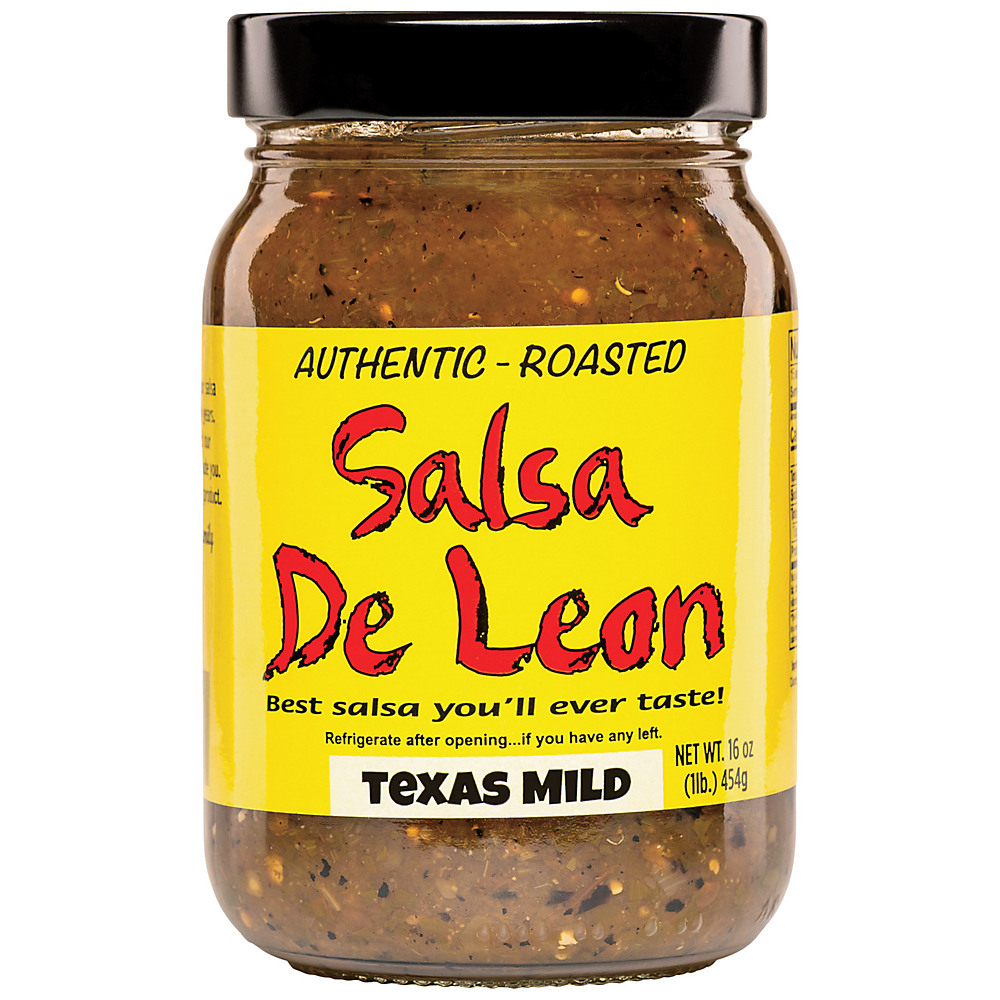 Calories in Salsa De Leon Roasted Texas Mild Salsa, 16 oz