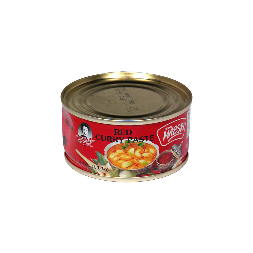 Calories in Maesri Red Curry Paste, 4 oz