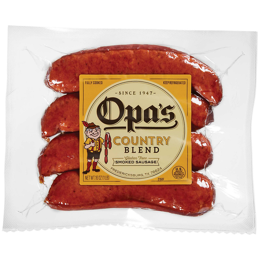 Calories in Opa's Country Blend Sausage Links, 4 ct