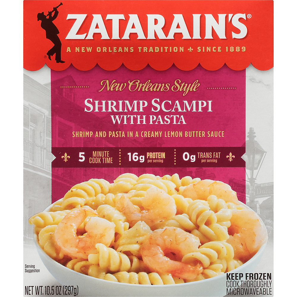 Calories in Zatarain's New Orleans Style Shrimp Scampi with Pasta, 10.5 oz