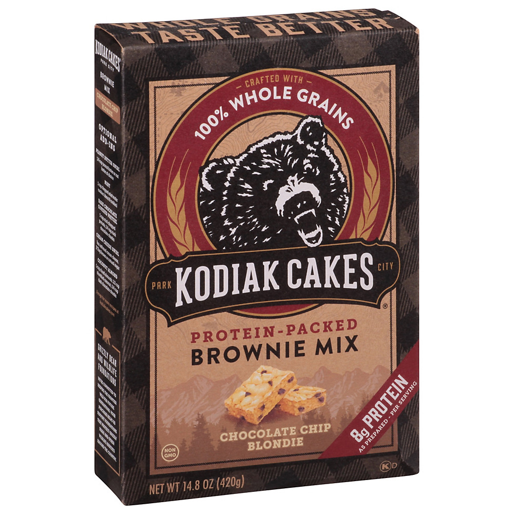 Calories in Kodiak Cakes Chocolate Chip Blondie Brownie Mix, 14.80 oz