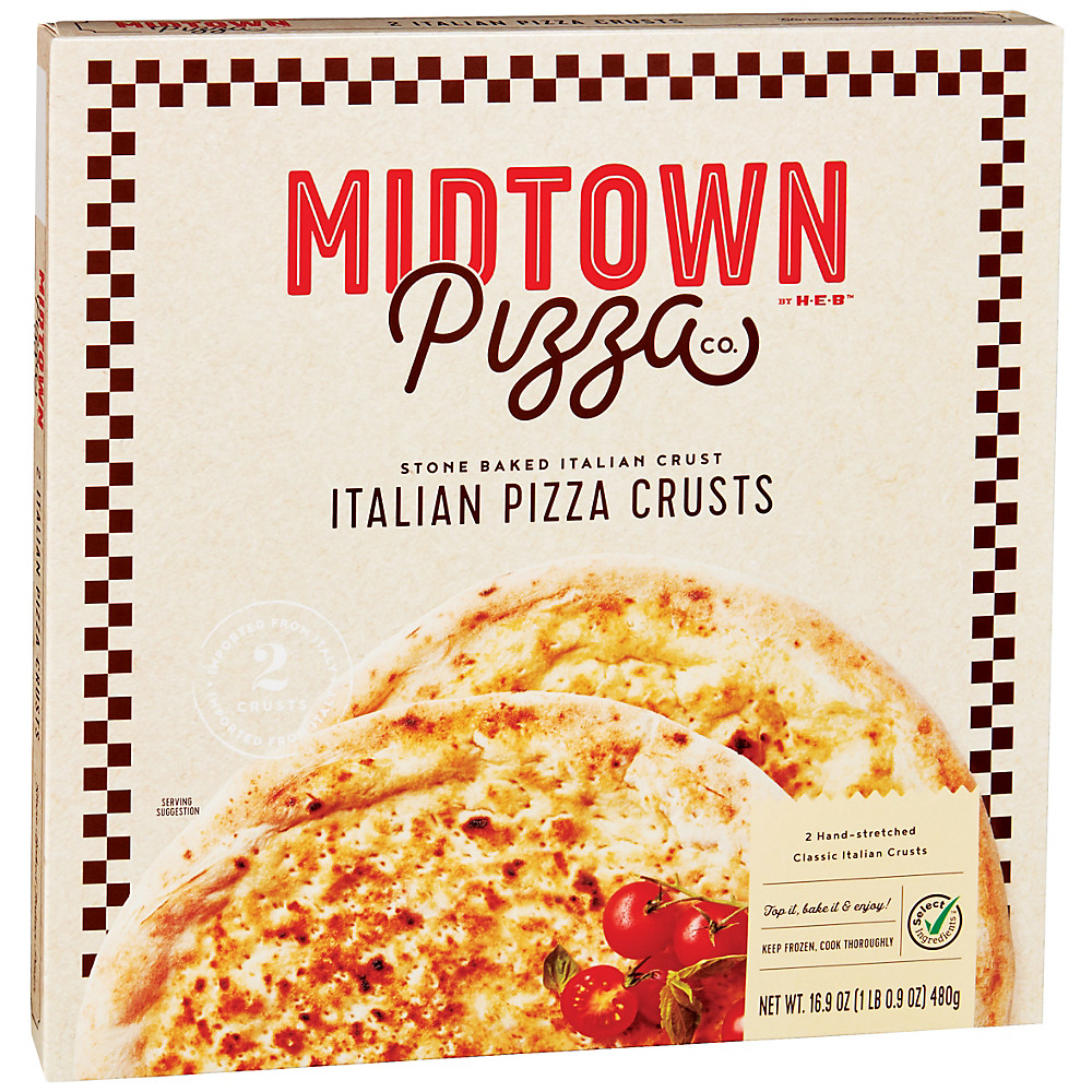 Calories in Midtown Pizza Co. by H-E-B Italian Pizza Crusts, 2 ct
