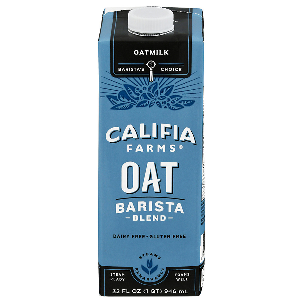 Calories in Califia Farms Oat Barista Blend Liquid Coffee Creamer, 32 oz