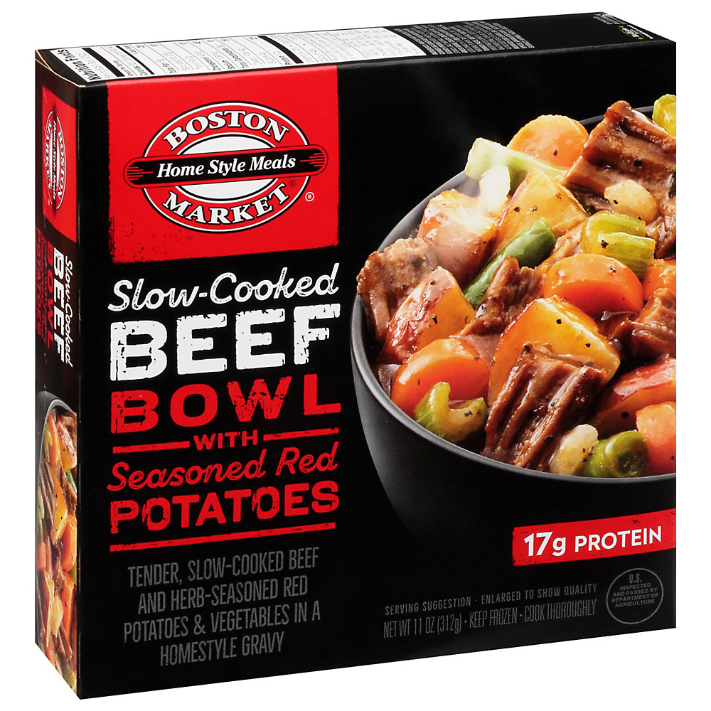 Calories in Boston Market Home Style Meals Slow Cooked Beef Bowl, 11 oz
