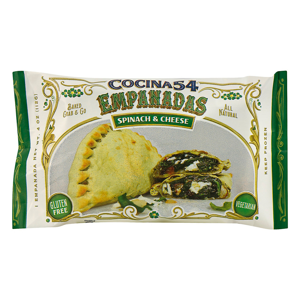 Calories in Cocina 54 Spinach & Cheese Empanada, 4 oz