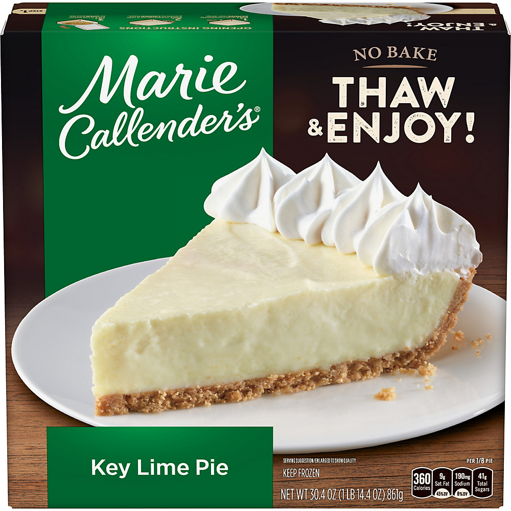 Calories in Marie Callender's Key Lime Pie, 30.4 oz