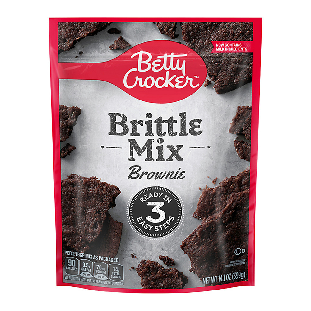 Calories in Betty Crocker Brownie Brittle Mix, 14 oz