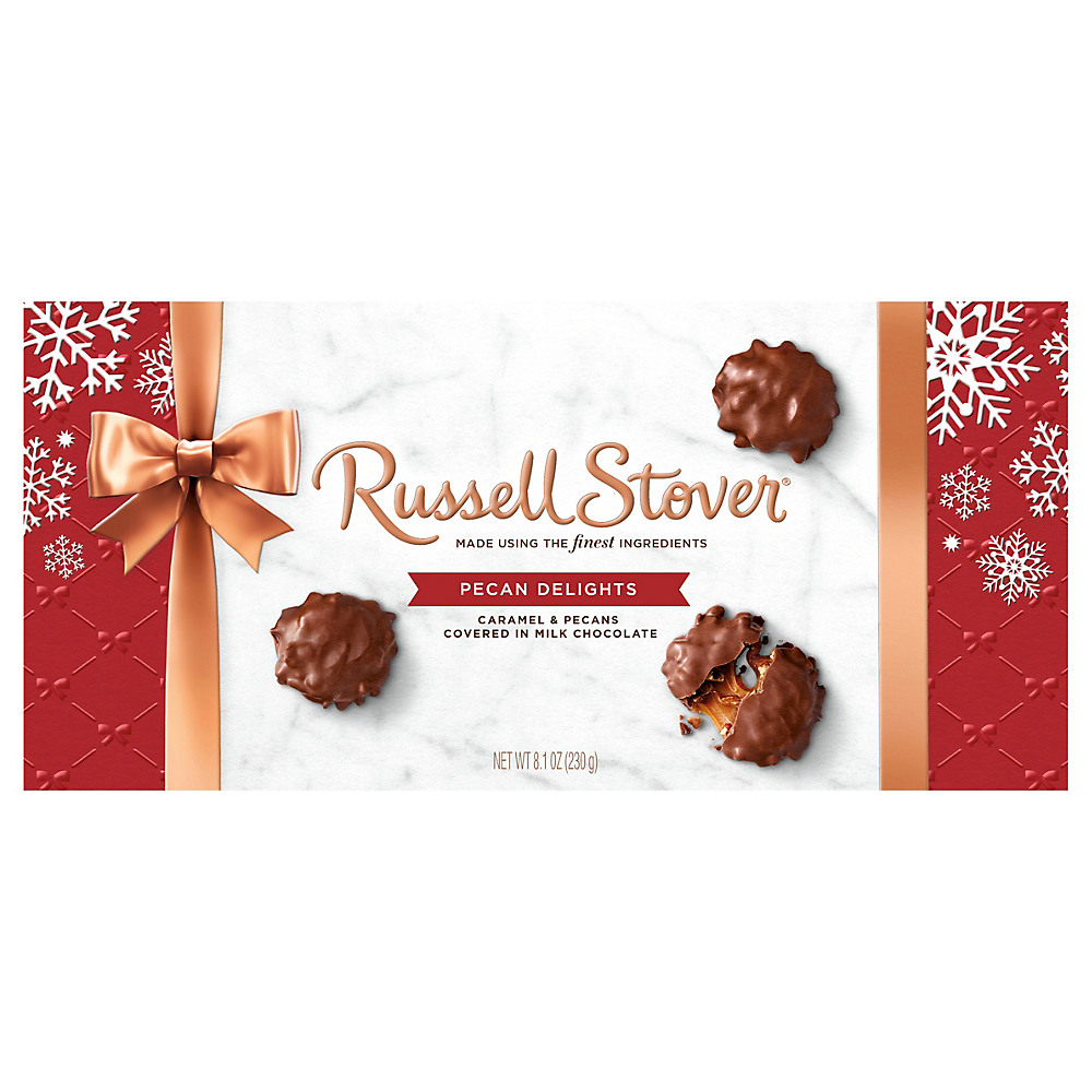 Calories in Russell Stover Russell Stover Peacan Delight Holiday Box, 8.10 oz