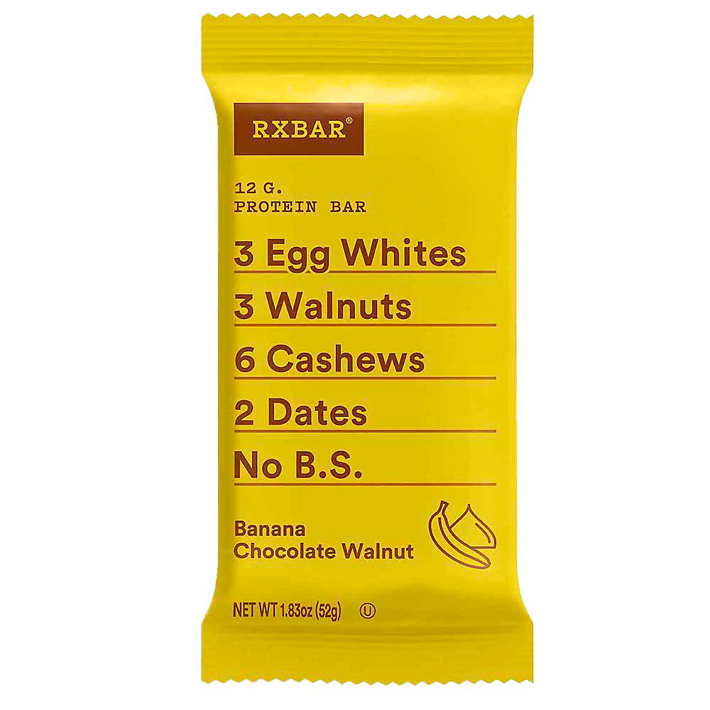 Calories in RXBar Banana Chocolate Walnut Protein Bar, 1.83 oz