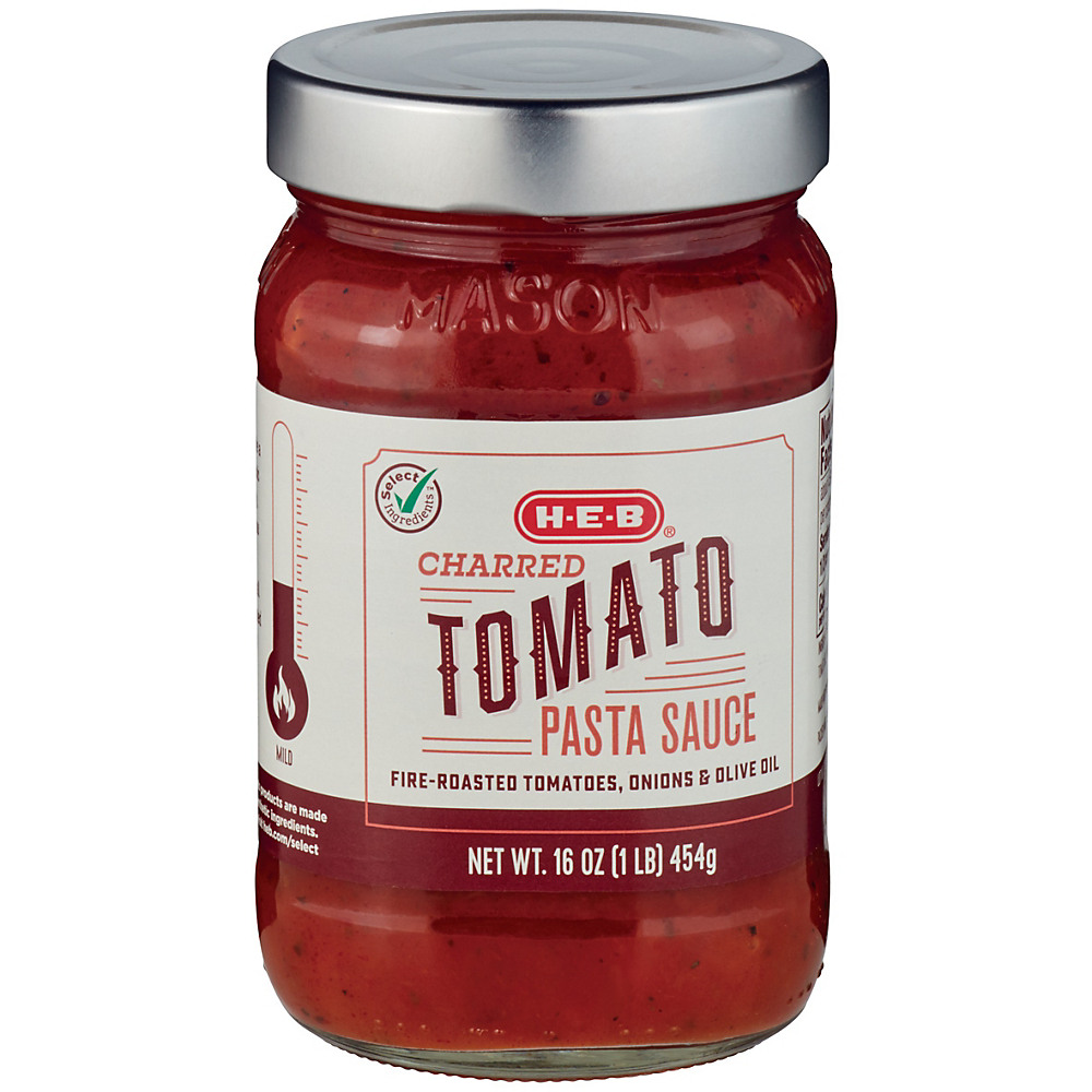 Calories in H-E-B Select Ingredients Charred Tomato Pasta Sauce, 16 oz