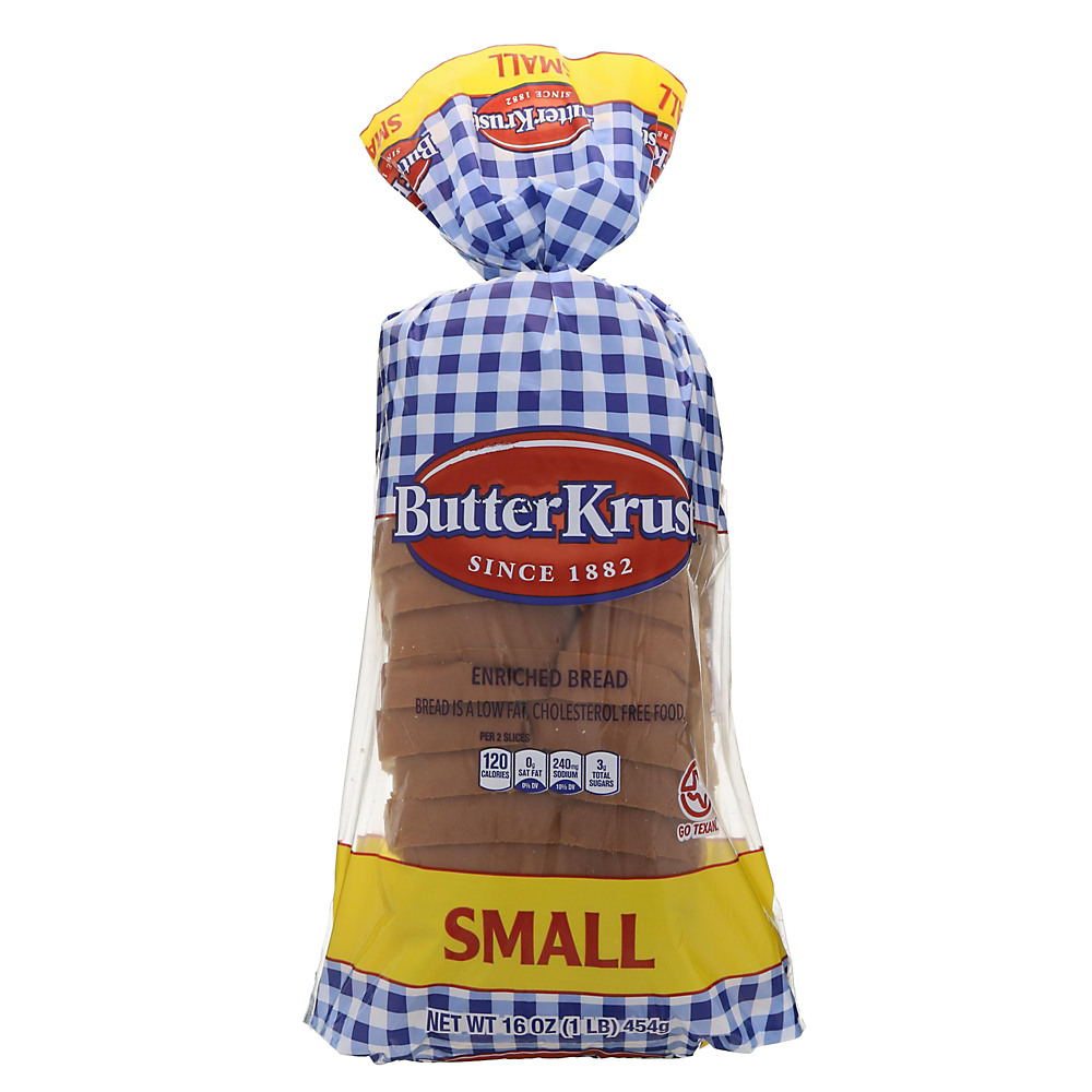Calories in ButterKrust Small White Bread, 16 oz
