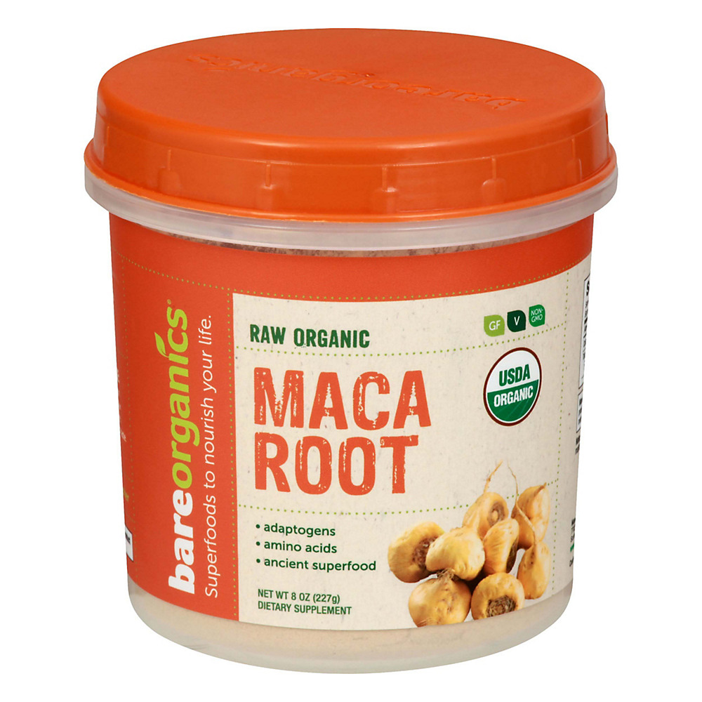 Calories in Bare Organics Raw Organic Maca Root, 8 oz