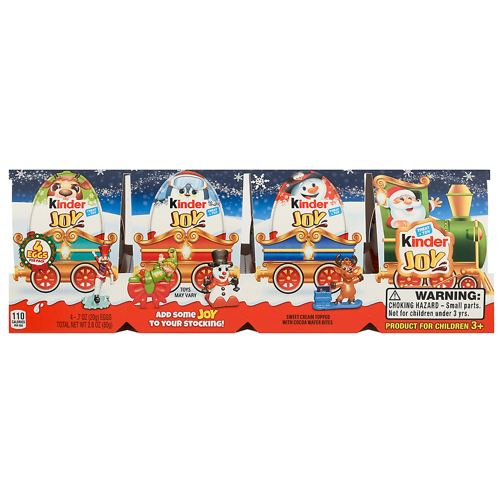 Calories in Kinder Joy Holiday Gift Pack, 2.8 oz, 4 pk