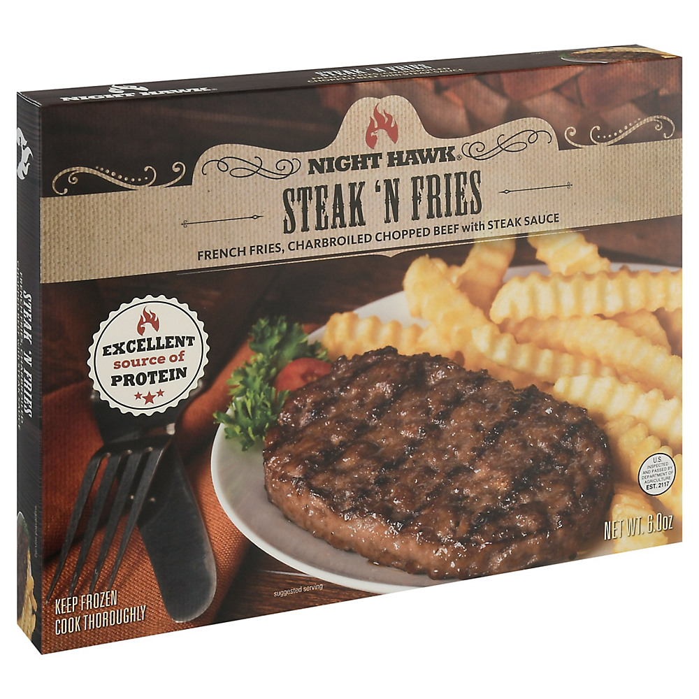 Calories in Night Hawk Steak 'N Fries, 6 oz