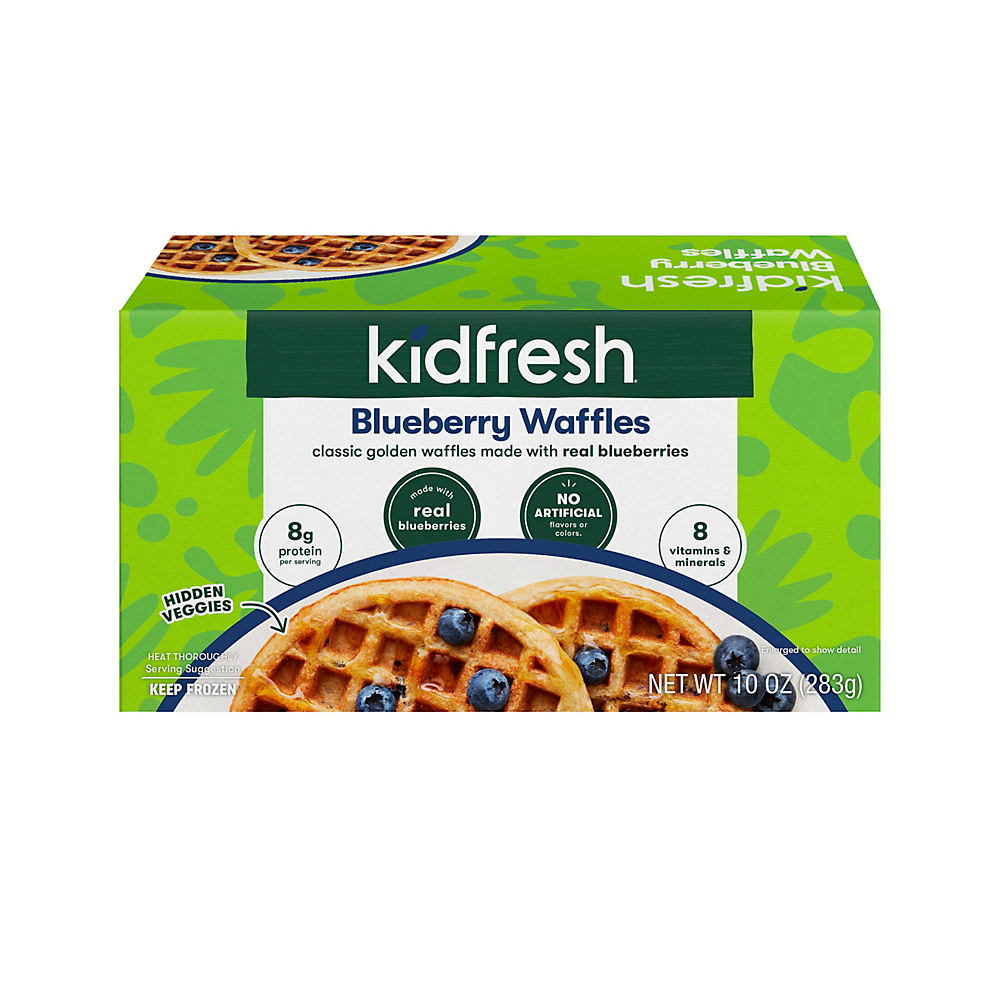 Calories in Kidfresh Blueberry Waffles, 10 oz