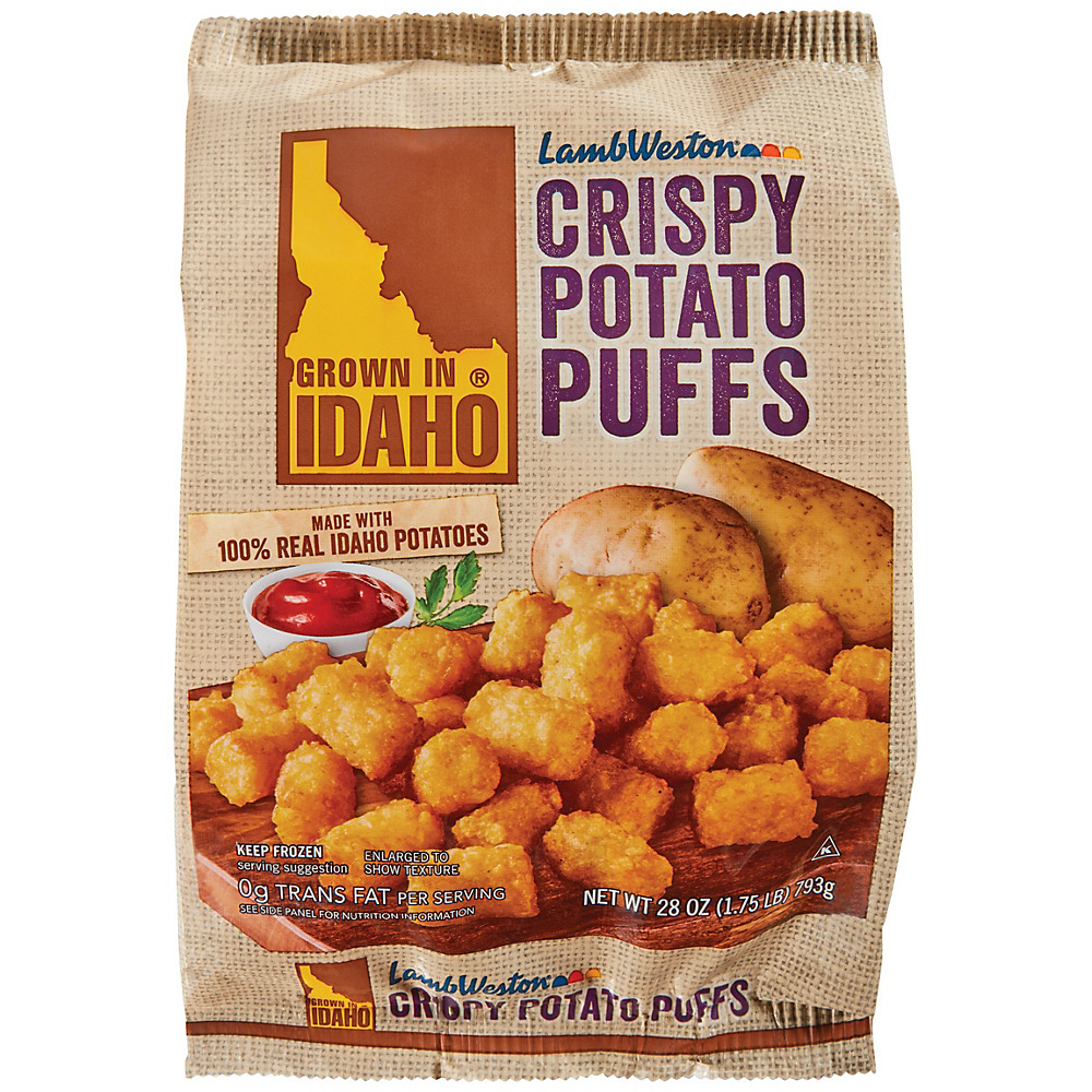 Calories in Lamb Weston Grown In Idaho Crispy Potato Puffs, 28 oz