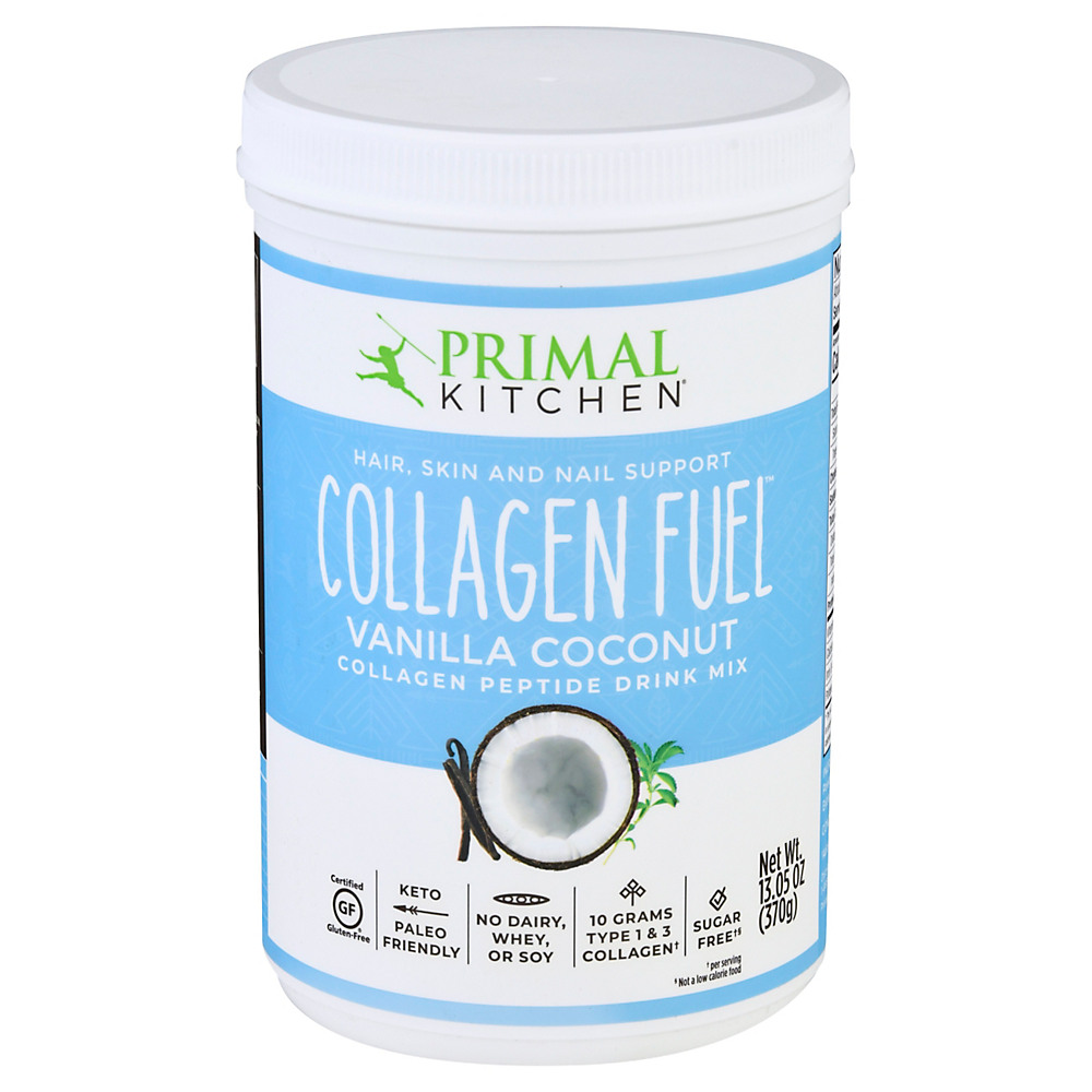 Calories in Primal Kitchen Collagen Fuel Drink Mix Vanilla Coconut , 13.05 oz