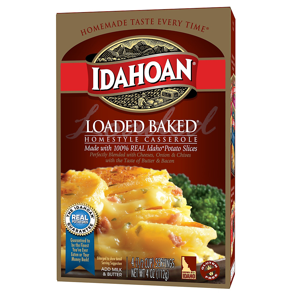 Calories in Idahoan Loaded Baked Potatoes Homestyle Casserole, 4 oz
