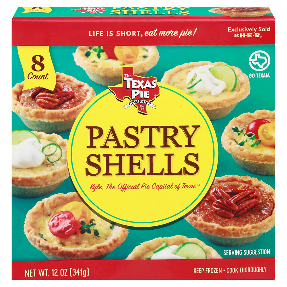 Calories in Texas Pie Company Mini Pastry Shells, 8 ct