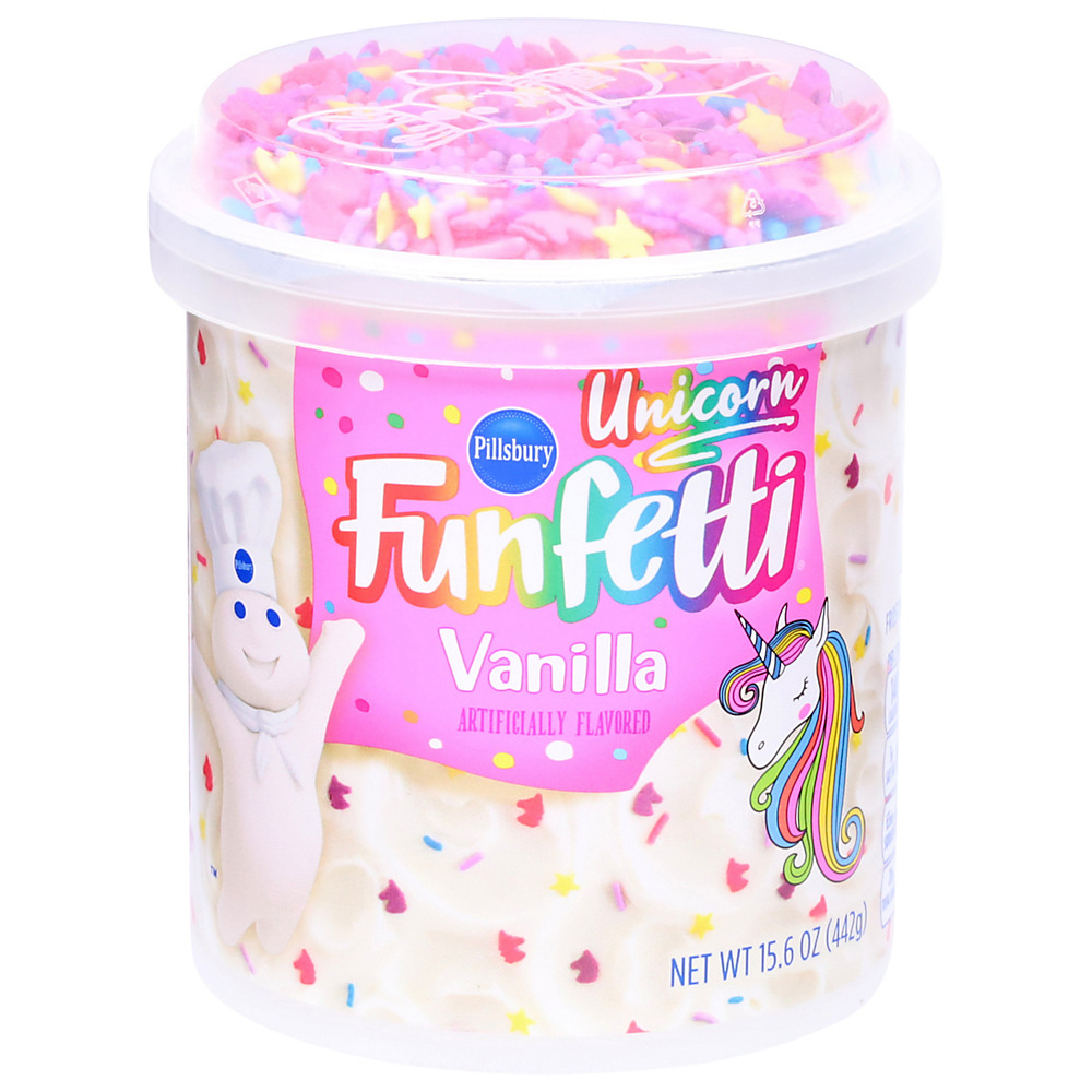 Calories in Pillsbury Unicorn Funfetti Vanilla Frosting, 15.6 oz
