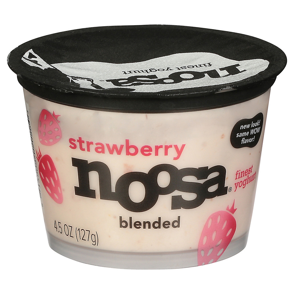 Calories in Noosa Blended Strawberry Yoghurt, 4.5 oz