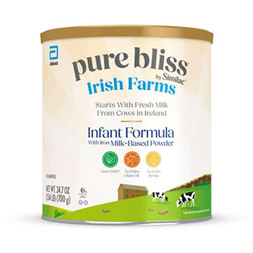 Similac Pure Bliss Irish Farms Infant Formula Powder, 24.7 oz