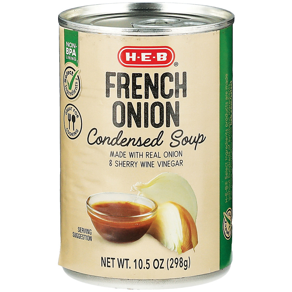 Calories in H-E-B Select Ingredients French Onion Condensed Soup, 10.5 oz