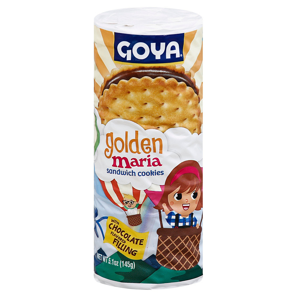 Calories in Goya Golden Maria Chocolate Filled Sandwich Cookies, 5.10 oz