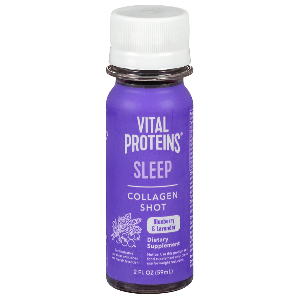 Calories in Vital Proteins Sleep Blueberry & Lavender Collagen Shot, 2 oz
